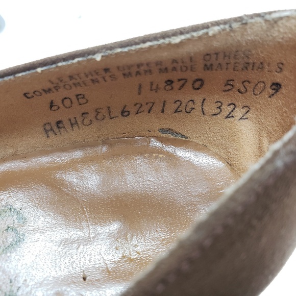 Vintage Flings Brown Suede Heel, Size 6.5 - Picture 8 of 8